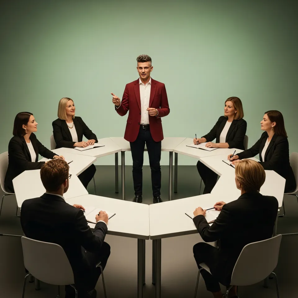 Professionisti in sessione di consulenza